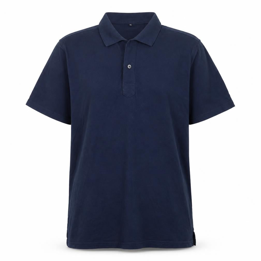 Preworn Womens Blue Polyester Basic Polo Size XL V-Neck
