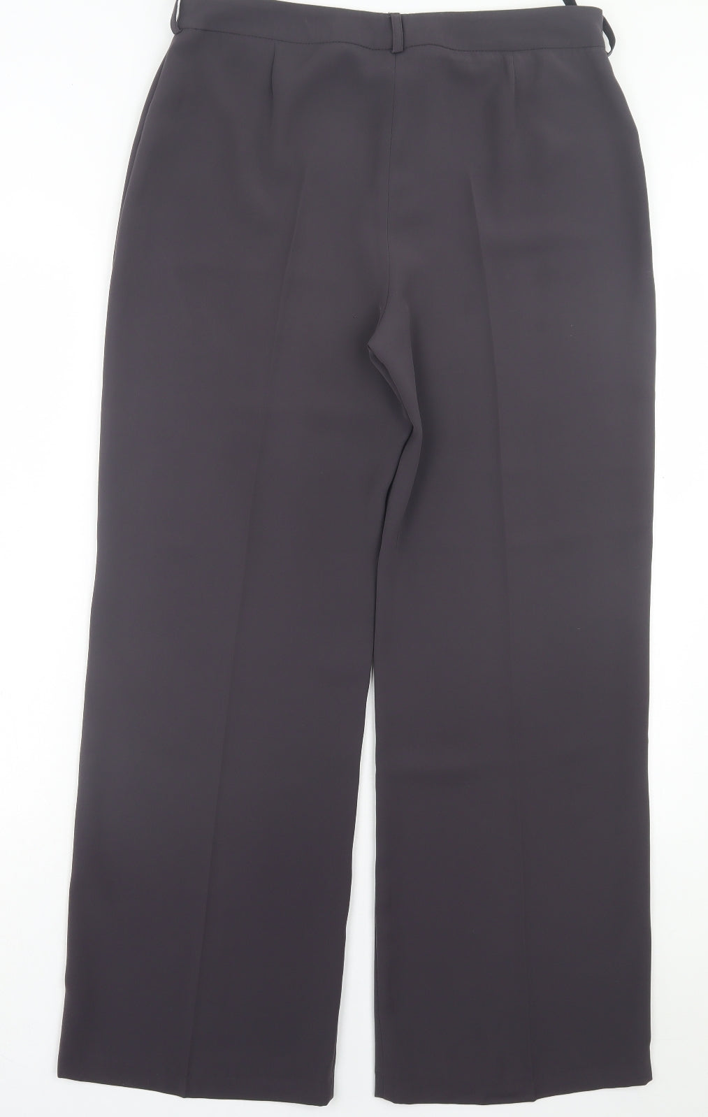 Principles Womens Purple Polyester Trousers Size 14 L30 in Regular Button