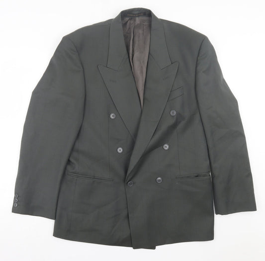 Marks and Spencer Mens Grey Wool Jacket Suit Jacket Size 40