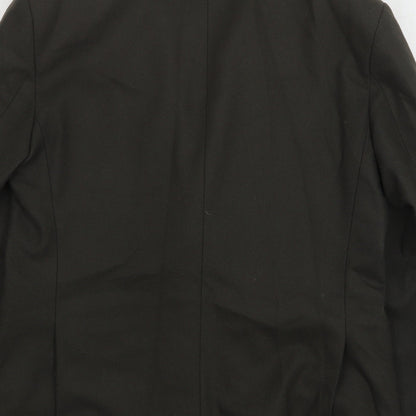 Preworn Mens Green Wool Jacket Suit Jacket Size 40