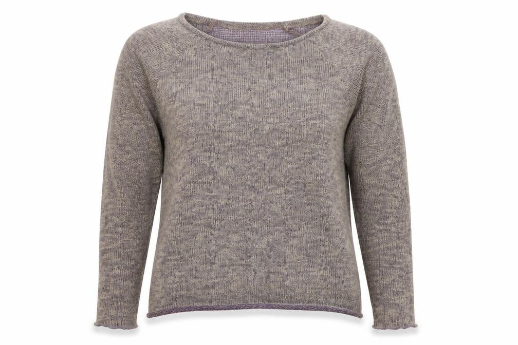 Topshop Womens Brown Round Neck Polyester Pullover Jumper Size 8