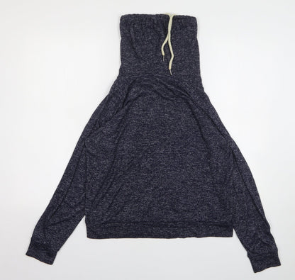 Atmosphere Womens Blue Polyester Pullover Sweatshirt Size 14