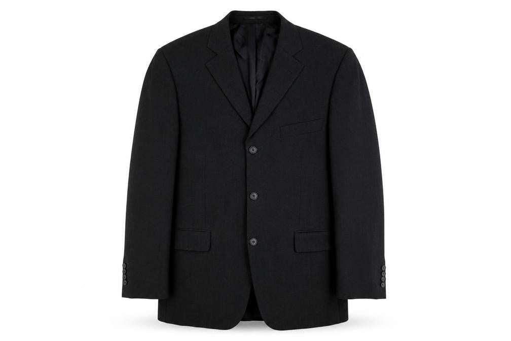 Armando Mens Grey Wool Jacket Suit Jacket Size 40