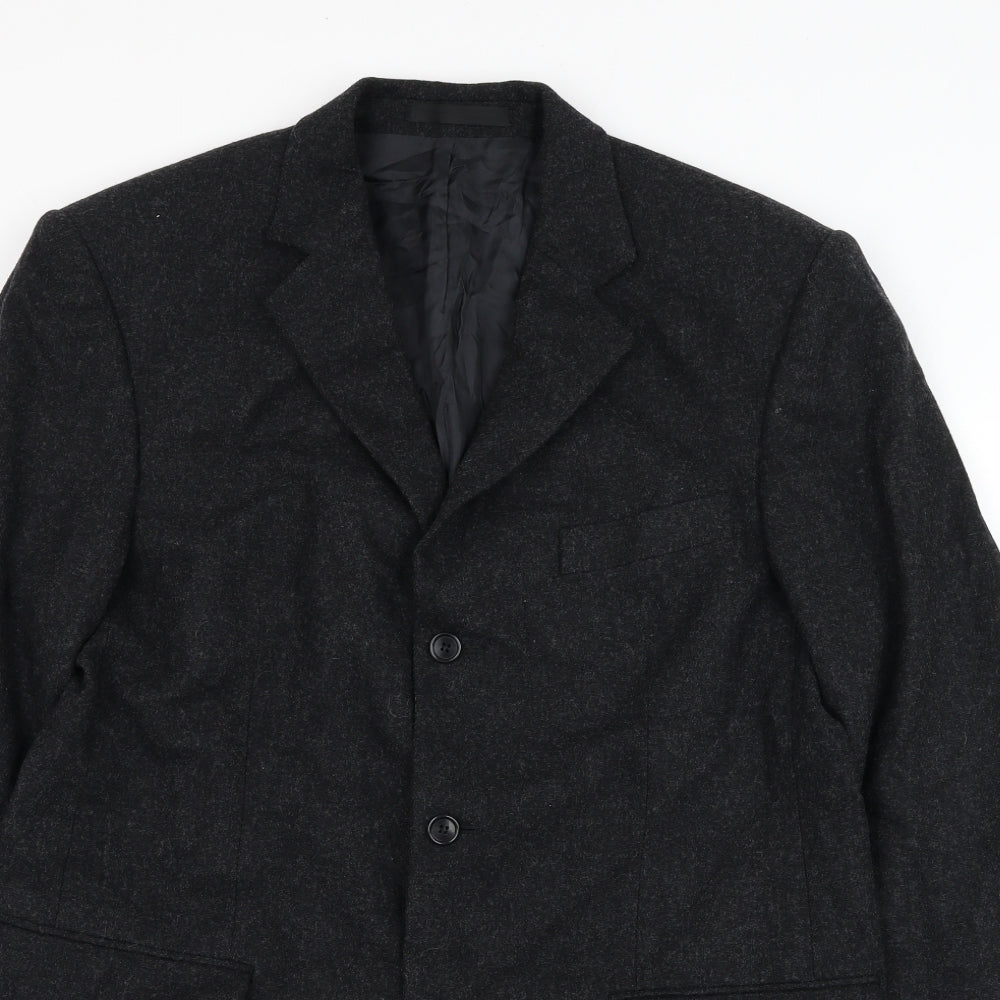 Marks and Spencer Mens Grey Wool Jacket Suit Jacket Size 42