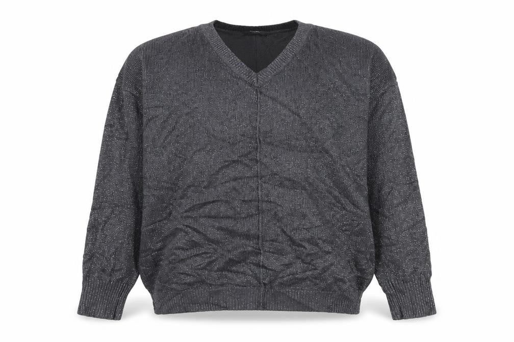 Wallis Womens Grey Round Neck Viscose Pullover Jumper Size M