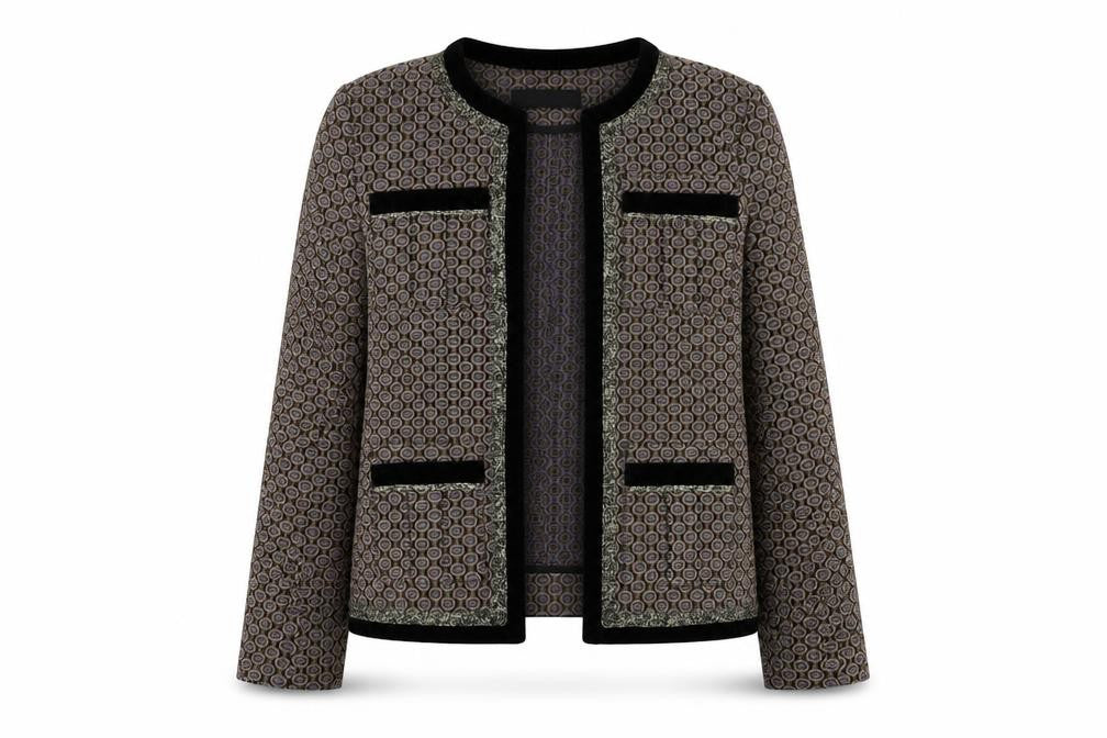 NEXT Womens Multicoloured Geometric Jacket Blazer Size 8