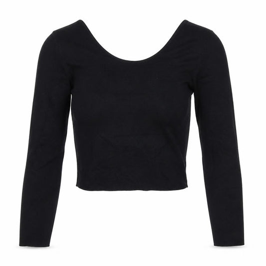 Brave Soul Womens Black Round Neck Acrylic Pullover Jumper Size L