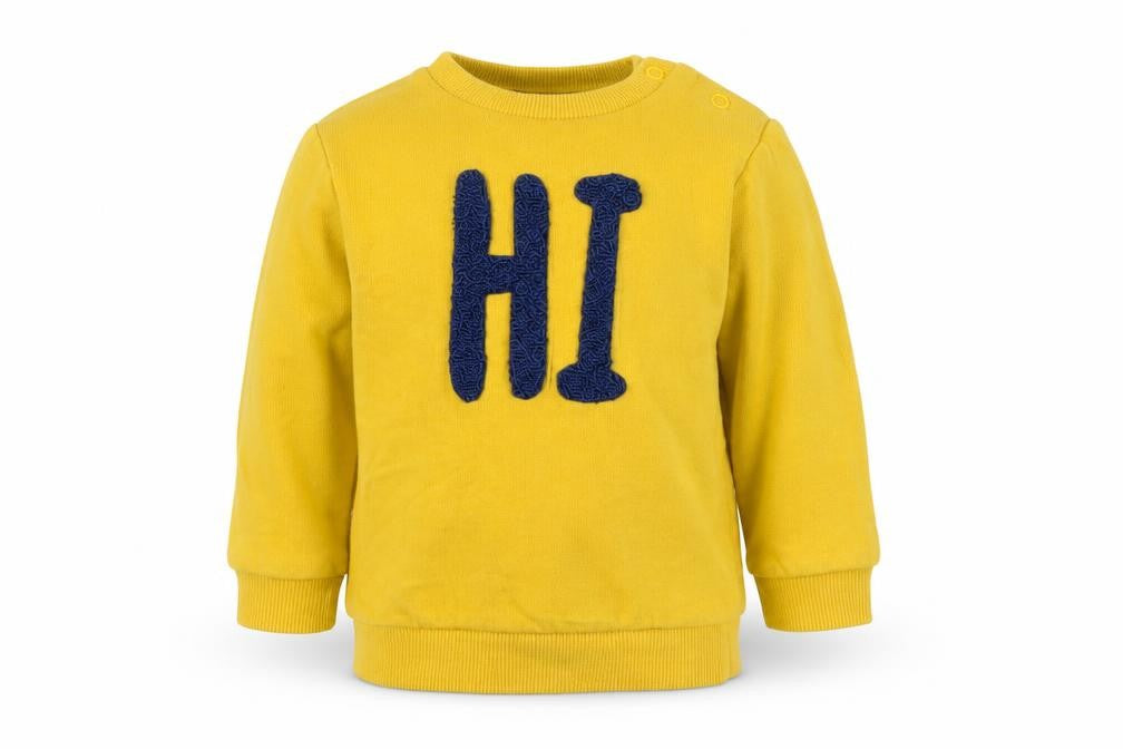 F&F Baby Yellow Cotton Pullover Jumper Size 6-9 Months Pullover - Hi