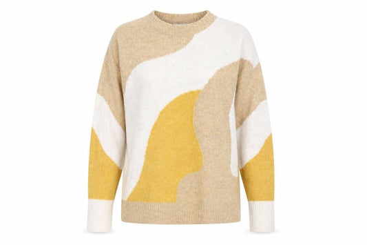 Tu Womens Multicoloured Round Neck Acrylic Pullover Jumper Size S