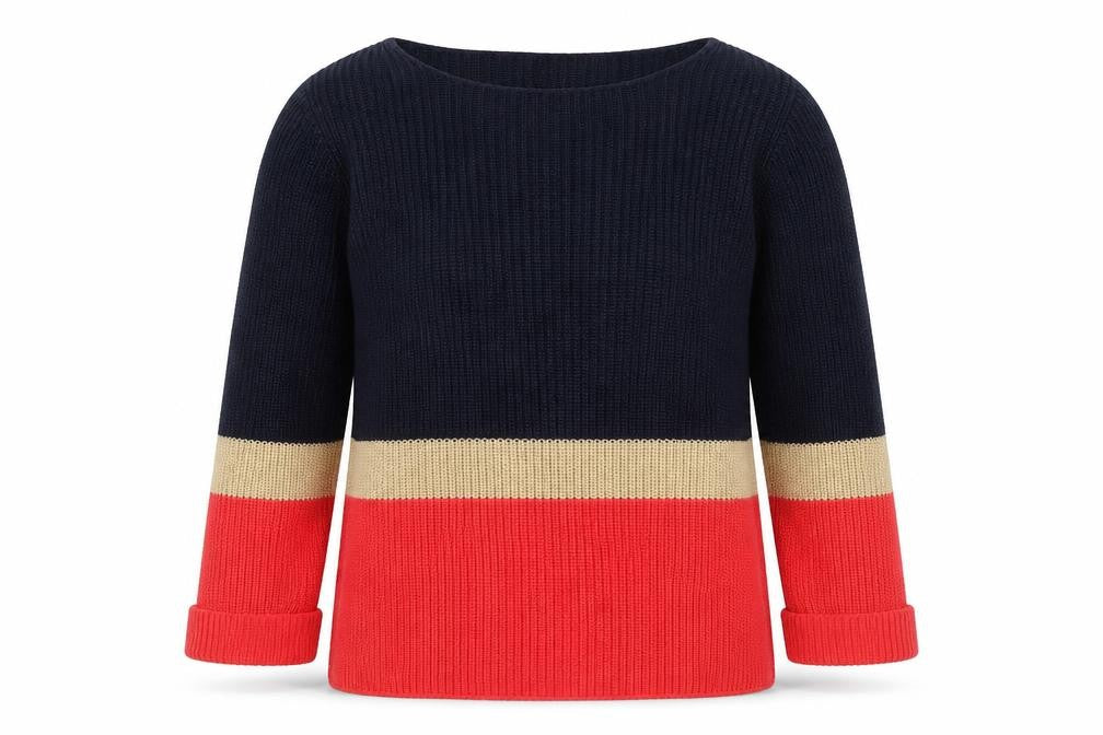NEXT Womens Multicoloured Round Neck Acrylic Pullover Jumper Size 6