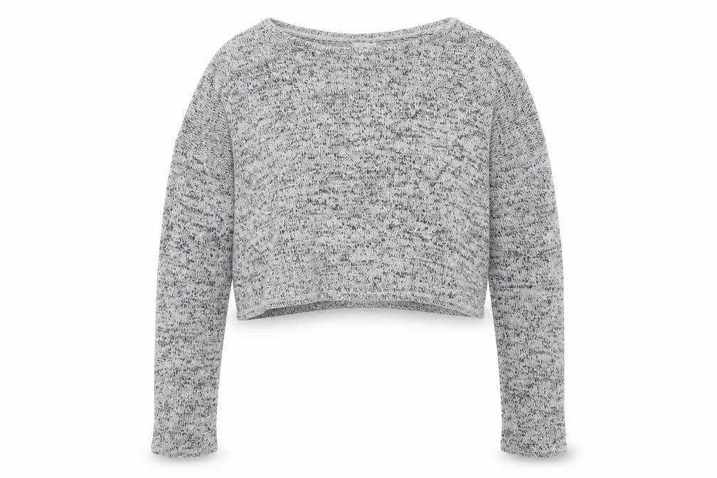 Divided by H&M Womens Grey Round Neck Polyester Pullover Jumper Size S