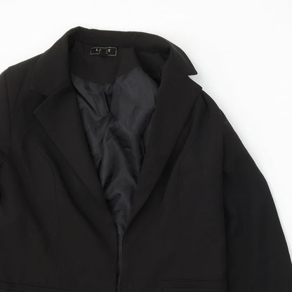 Preloved Lipsy Womens Black Jacket Size 8 - Detail