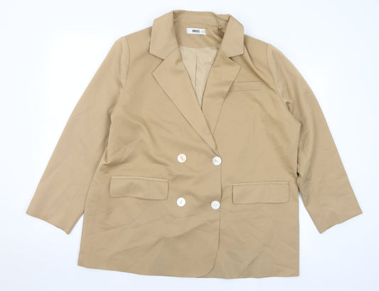 DM100 Womens Beige Jacket Size 3XL Button