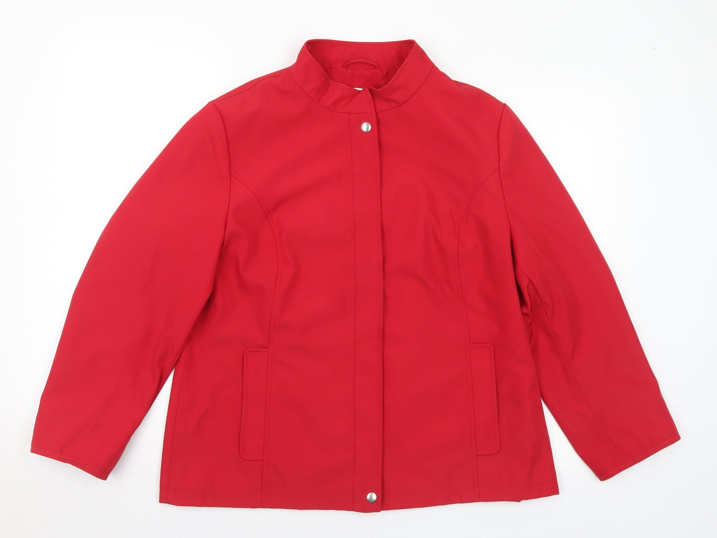 Rossetti Womens Red Jacket Coat Size 16 Zip
