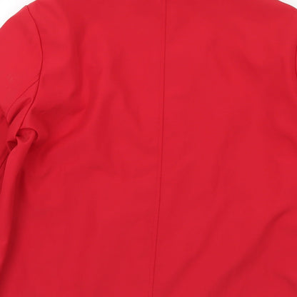 Rossetti Womens Red Jacket Coat Size 16 Zip
