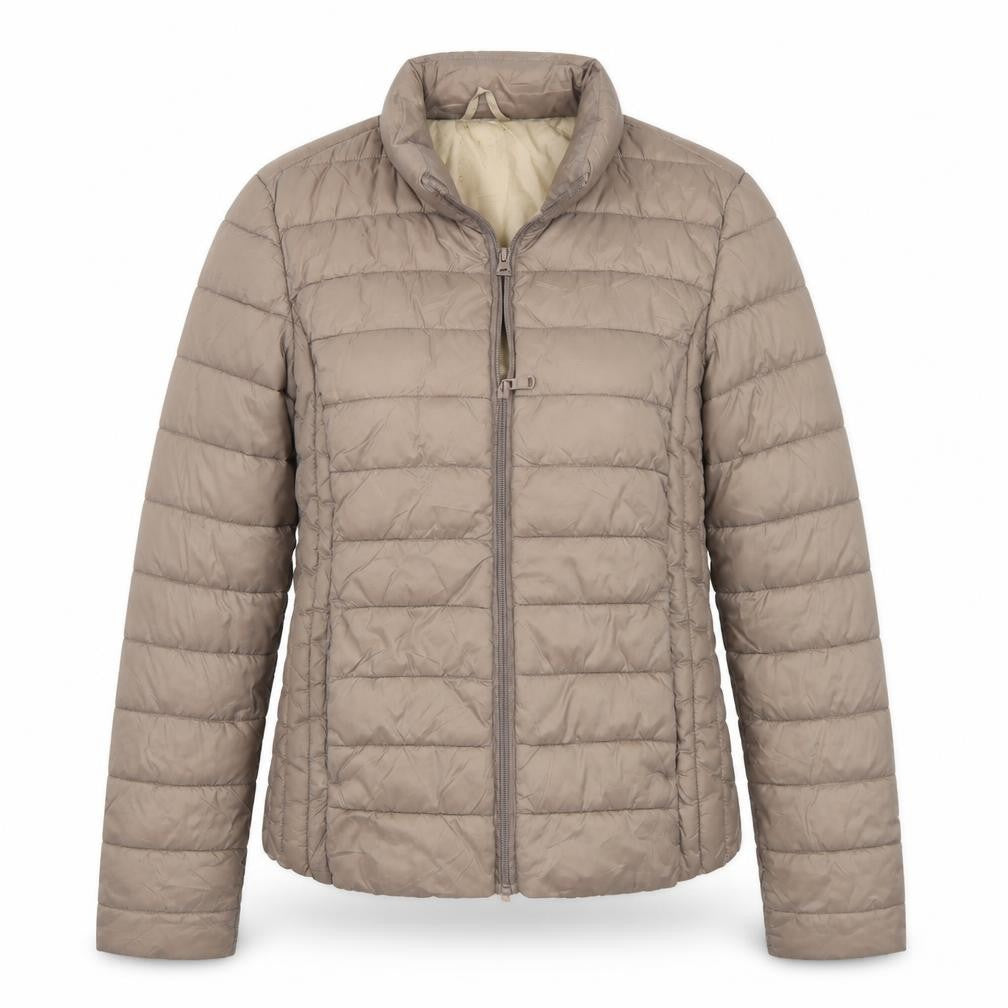 Primark Womens Brown Quilted Coat Size 4 - 4-6