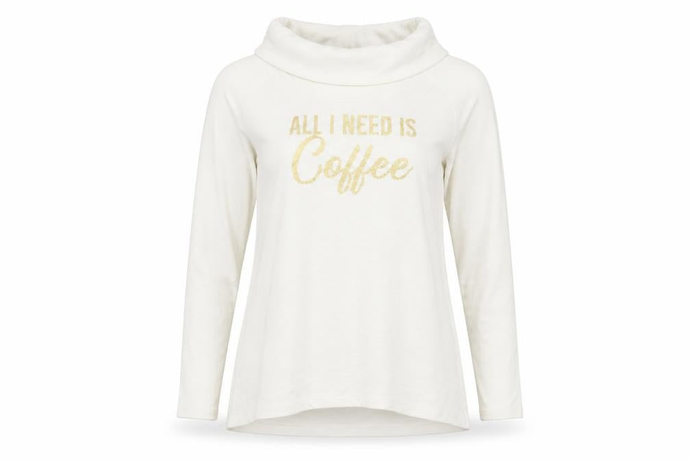No Boundaries Womens White Roll Neck Rayon Pullover Jumper Size XL - Coffee