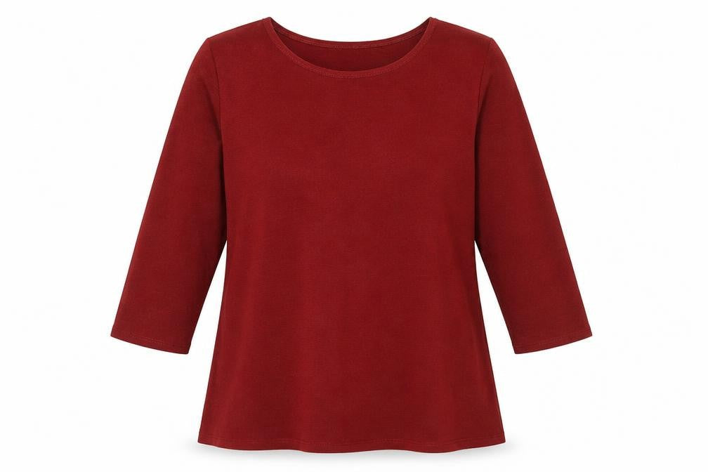 Lakelands Womens Red Round Neck Polyester Pullover Jumper Size 16