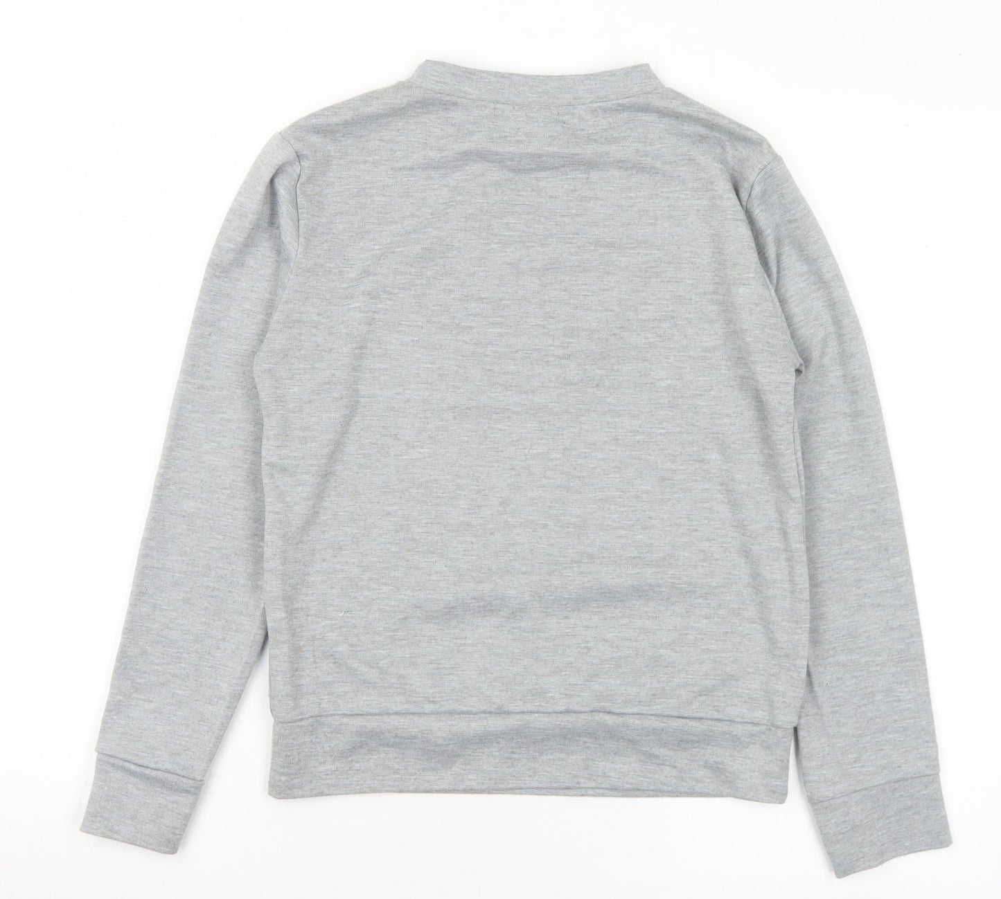 Cotton Candy Womens Grey Polyester Pullover Sweatshirt Size S - S/M Vogue