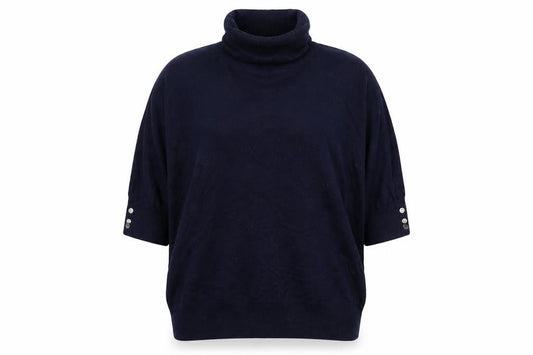 Wallis Womens Blue Viscose Pullover Sweatshirt Size 16