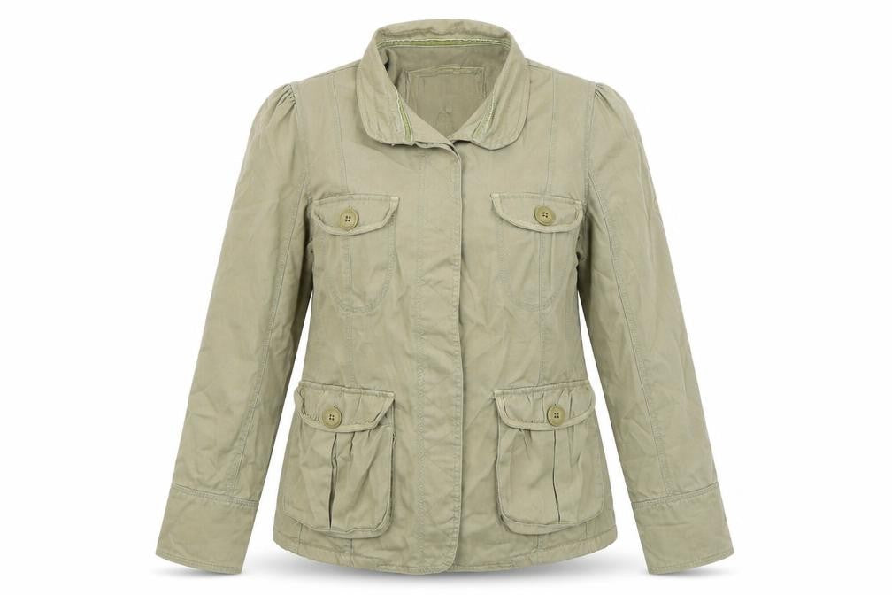 South Boutique Womens Green Jacket Size 14 Button