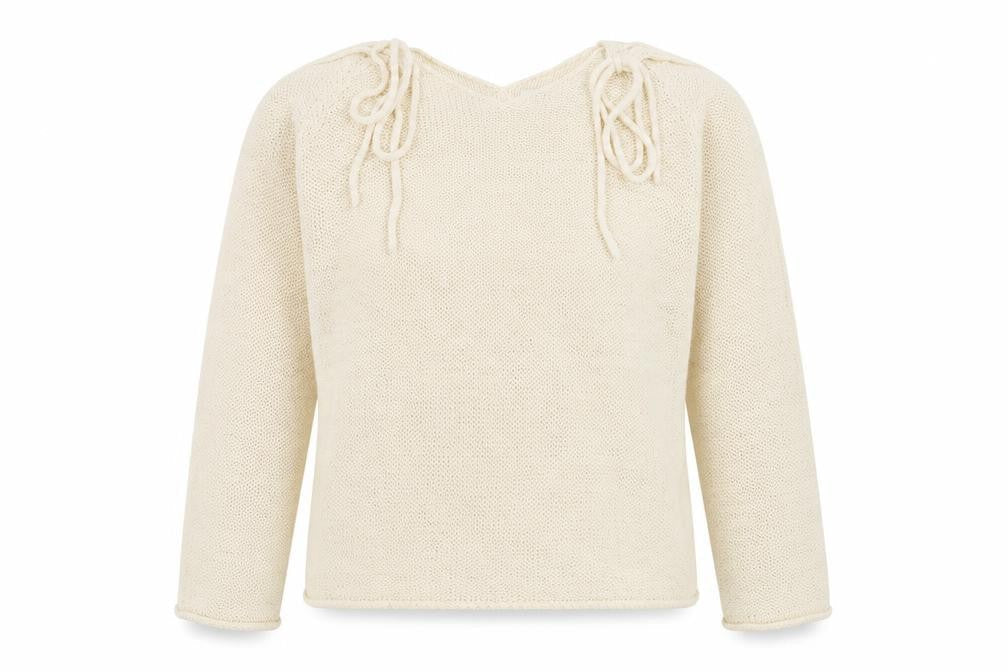 Matalan Womens White Boat Neck Acrylic Pullover Jumper Size M