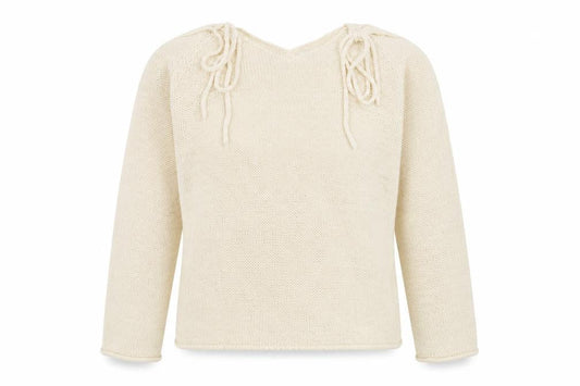 Matalan Womens White Boat Neck Acrylic Pullover Jumper Size M