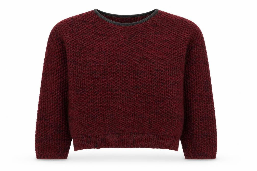 Select Womens Red Boat Neck Acrylic Pullover Jumper Size 6