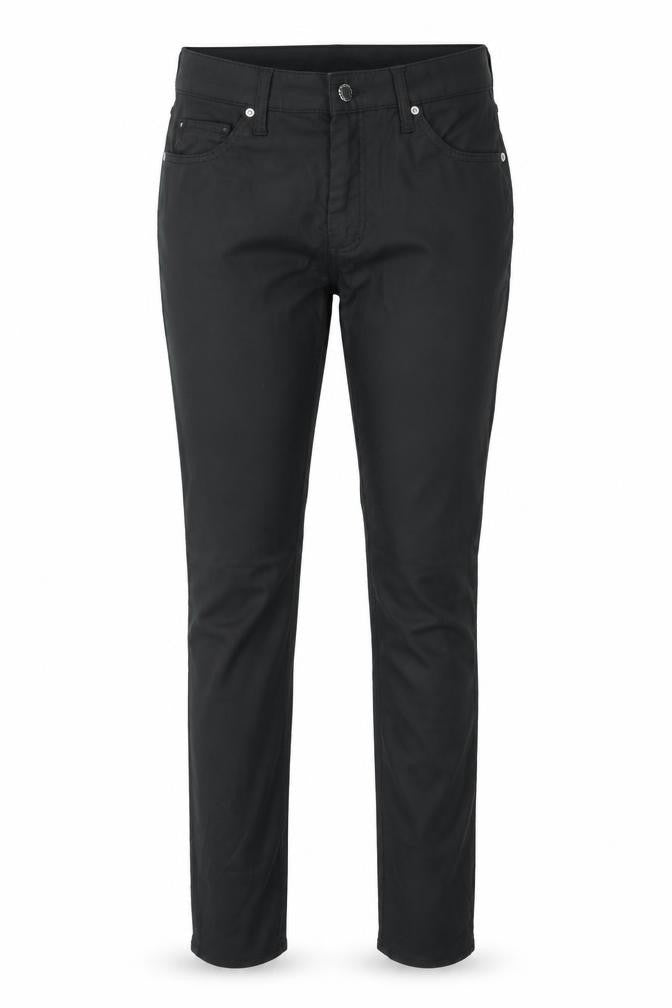 Topshop Womens Black Polyester Trousers Size XS L28 in Slim - Faux leather