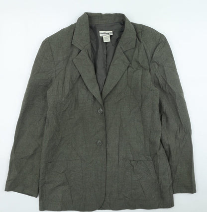 Preloved Womens Green Jacket Size 14 - Front