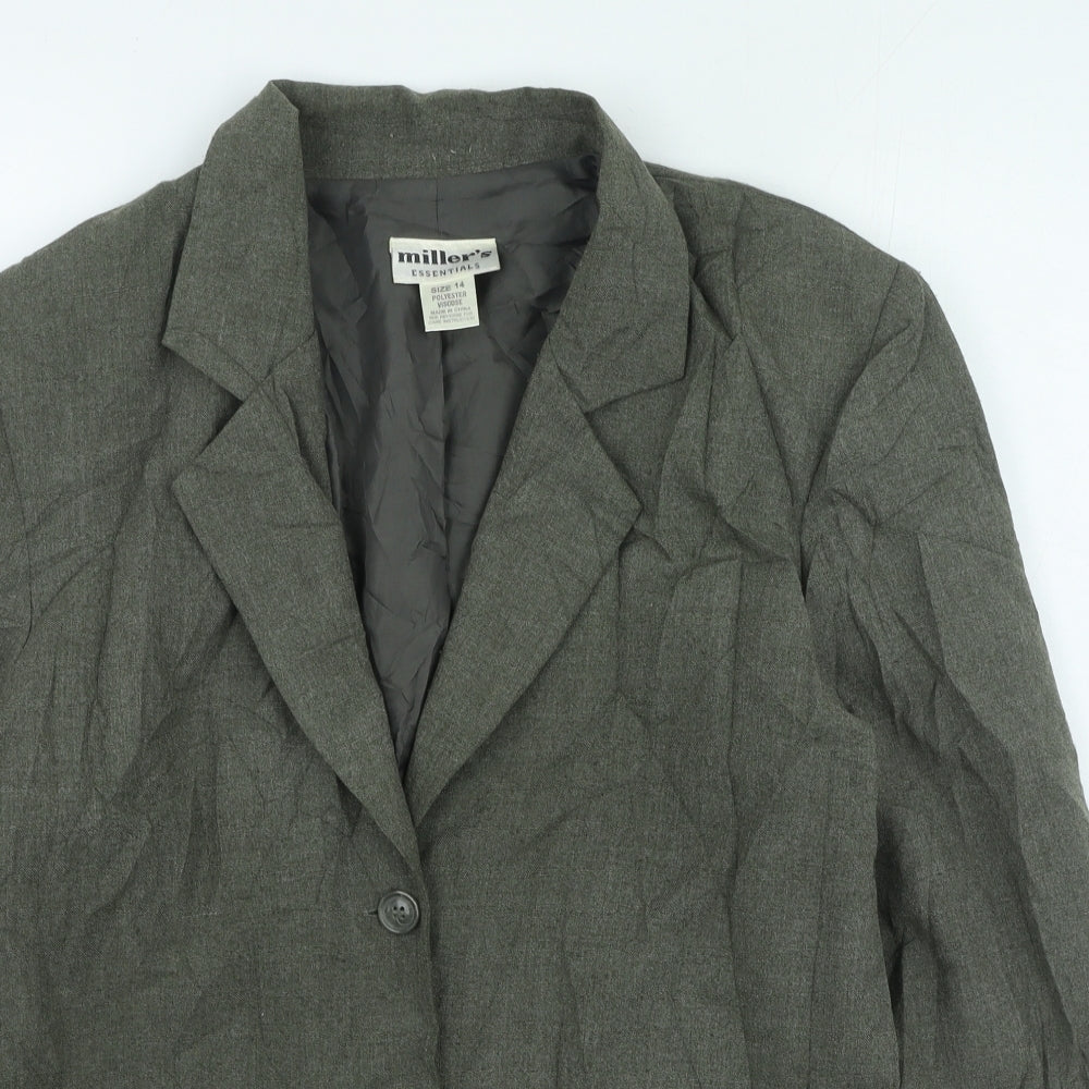 Womens Green Jacket Size 14