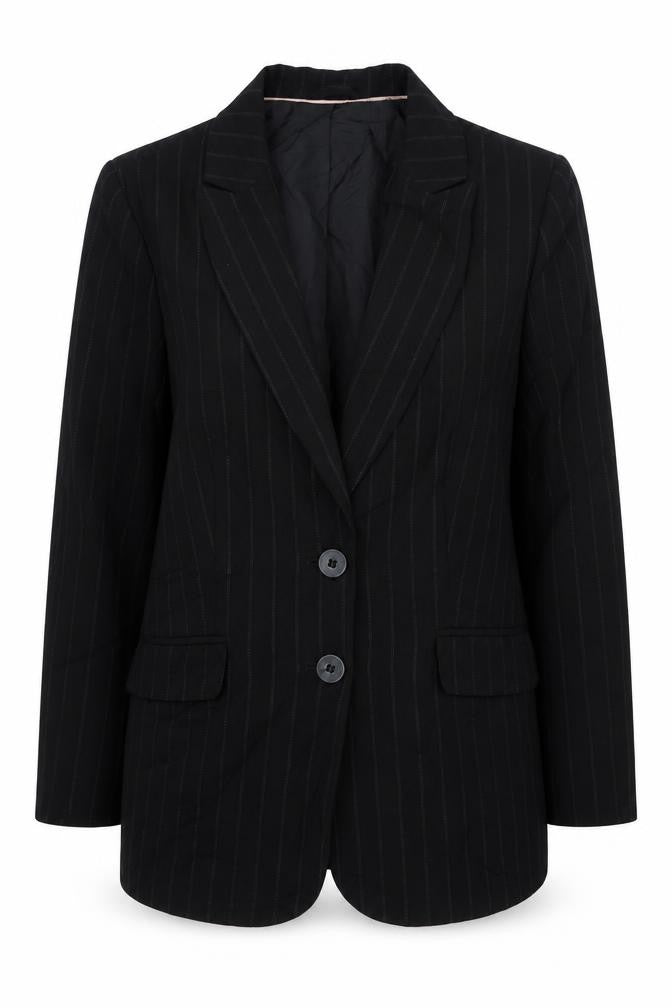 Dorothy Perkins Womens Black Striped Jacket Size 12