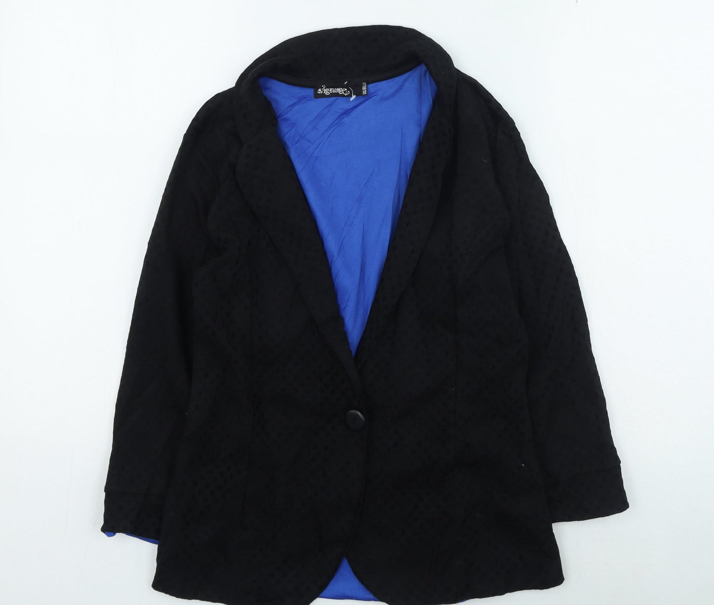 Signage Womens Black Jacket Size 10