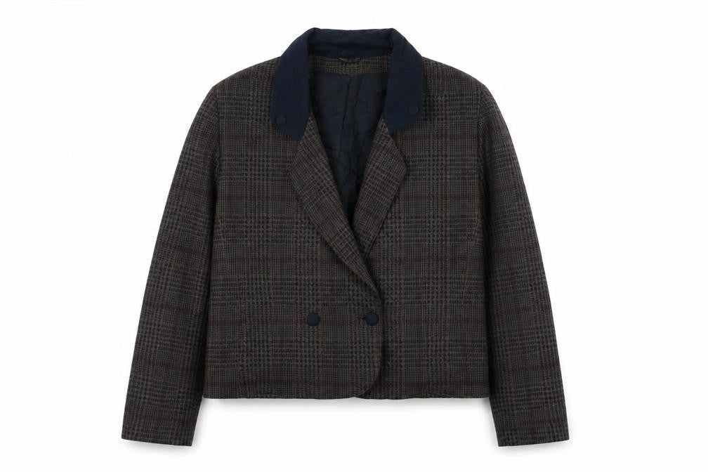 Richards Womens Multicoloured Check Jacket Size 14
