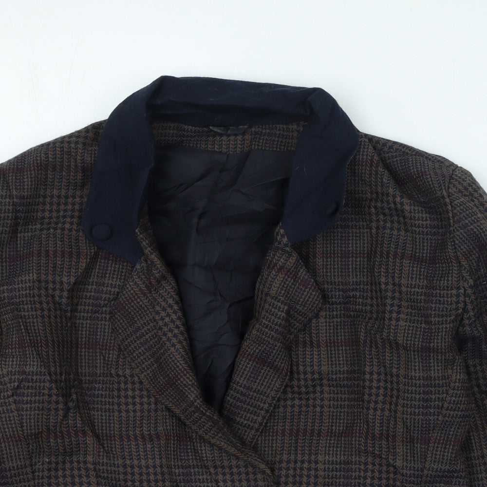 Richards Womens Multicoloured Check Jacket Size 14
