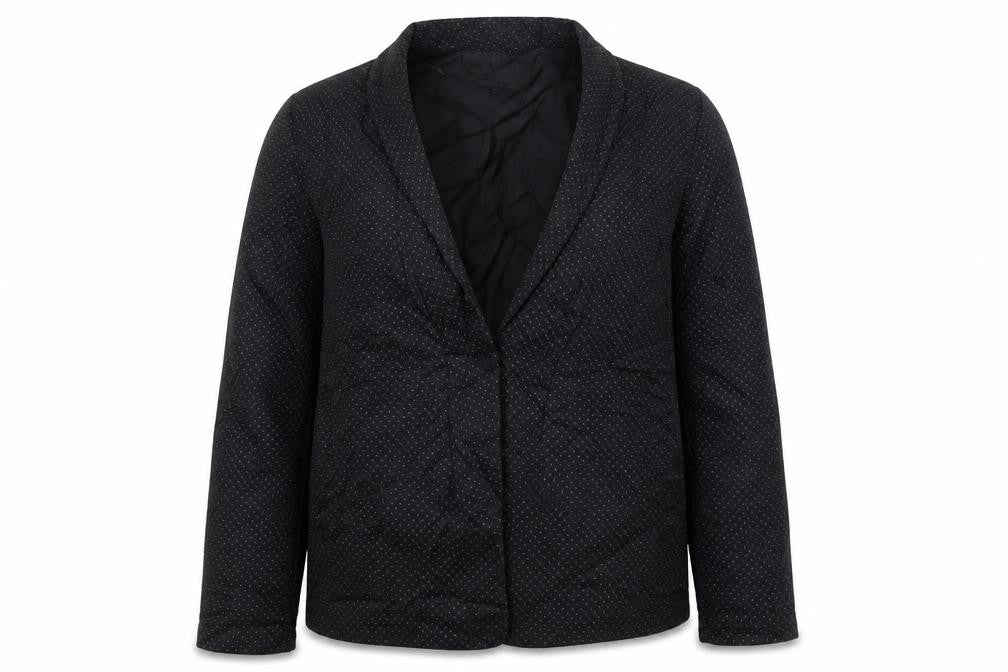 Topshop Womens Black Polka Dot Jacket Size 10