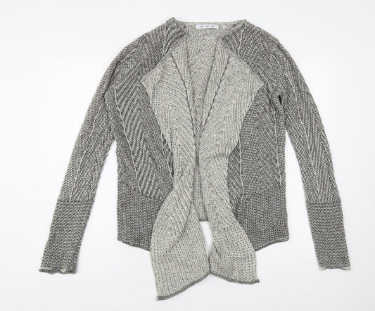 Eight Eight Eight Womens Grey V-Neck Cotton Cardigan Jumper Size M