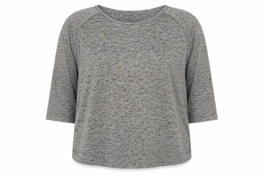 Next Womens Grey Animal Print Polyester Jersey Blouse Size 16 Boat Neck - Metallic