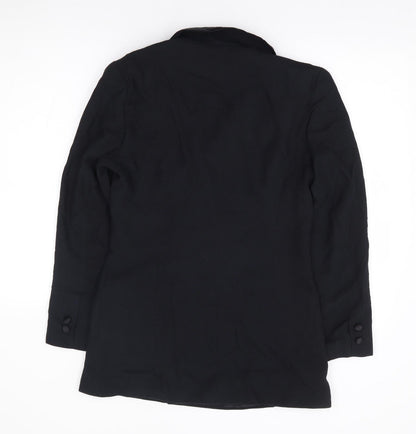Classics Woman Womens Black Polyester Jacket Suit Jacket Size 12