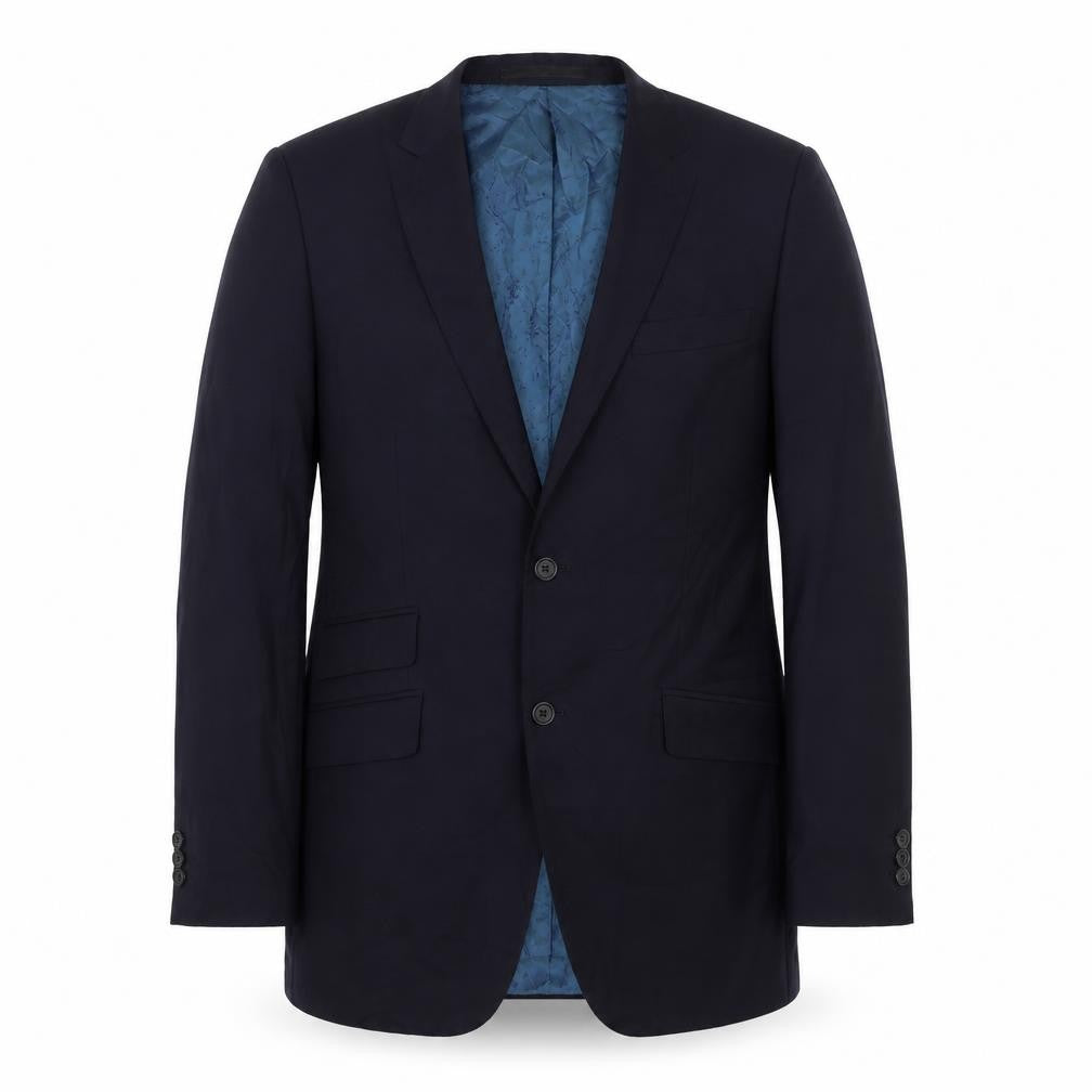 Steel & Jelly Mens Blue Wool Jacket Suit Jacket Size 40