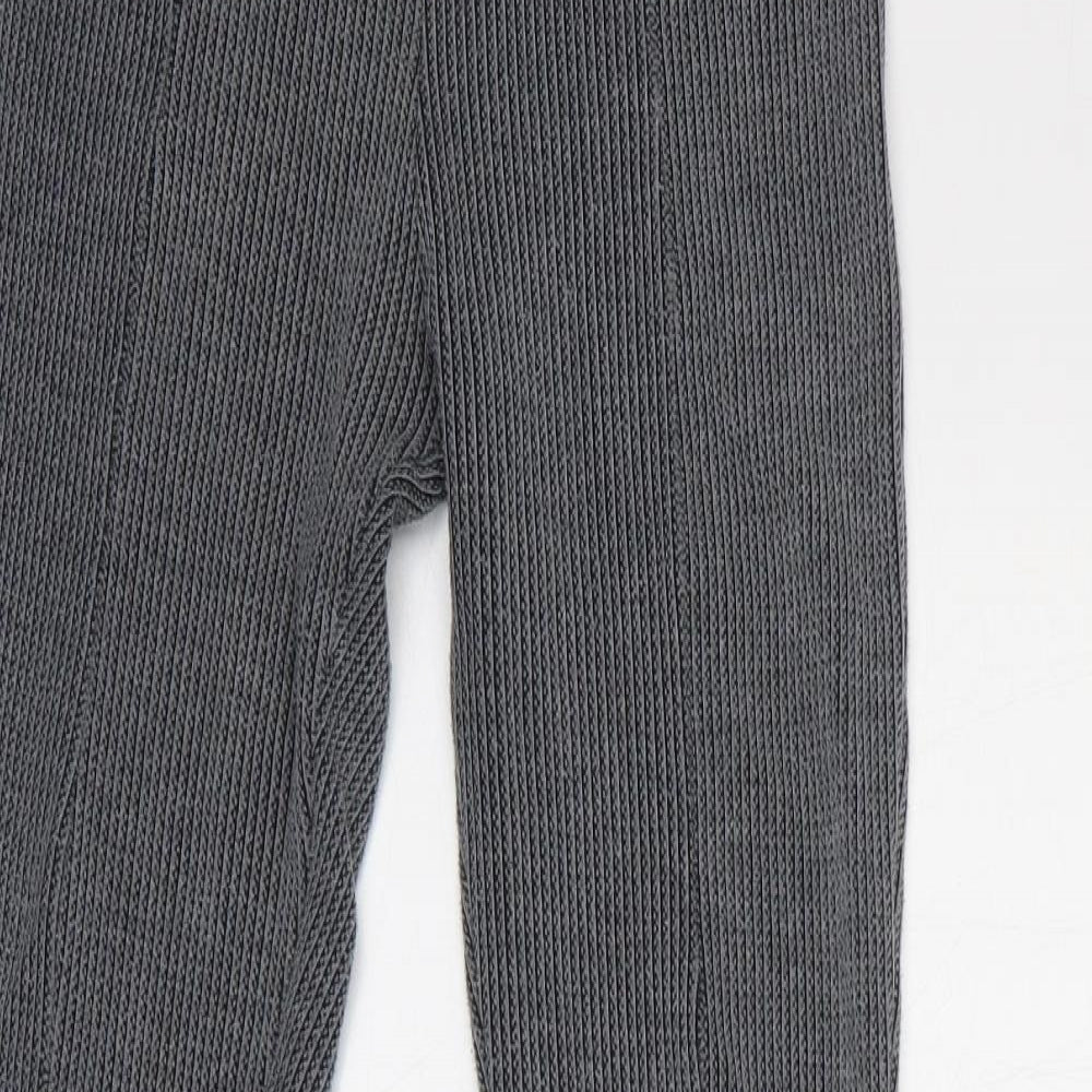 Select Womens Grey Polyester Carrot Leggings Size S L33 in - Flared