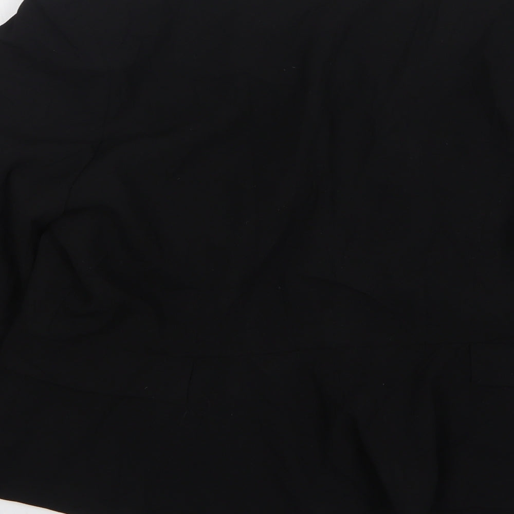 F&F Womens Black Polyester Jacket Blazer Size 16