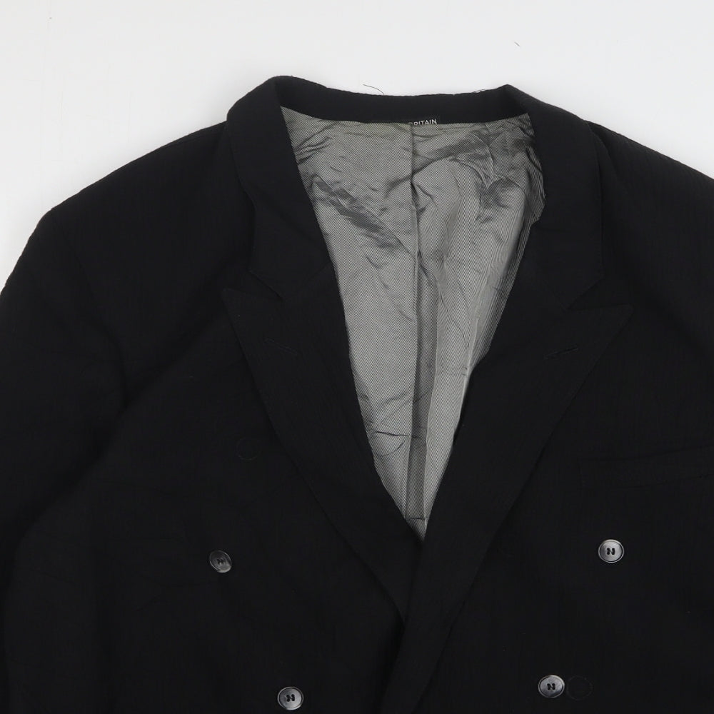 Wilson Womens Black Polyester Jacket Suit Jacket Size L