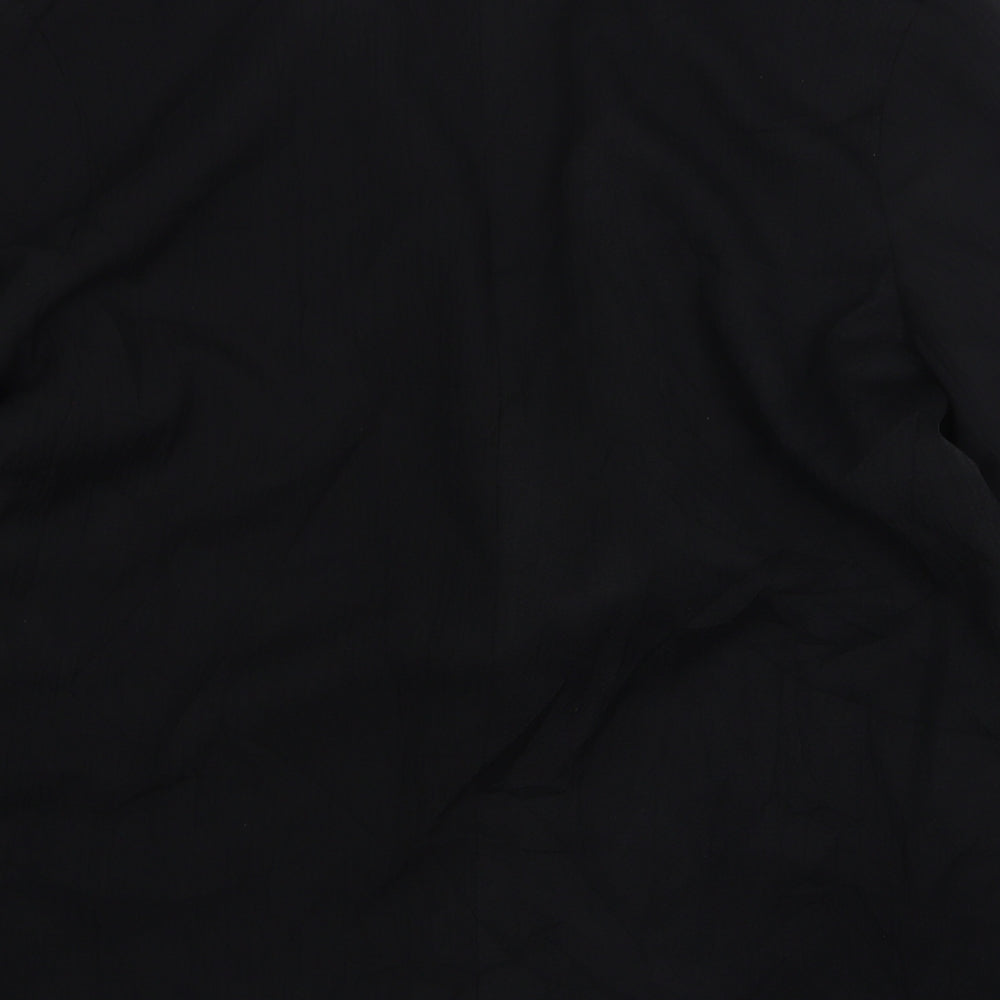 Wilson Womens Black Polyester Jacket Suit Jacket Size L