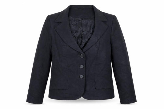 Alex & CO Womens Grey Triacetate Jacket Suit Jacket Size 14