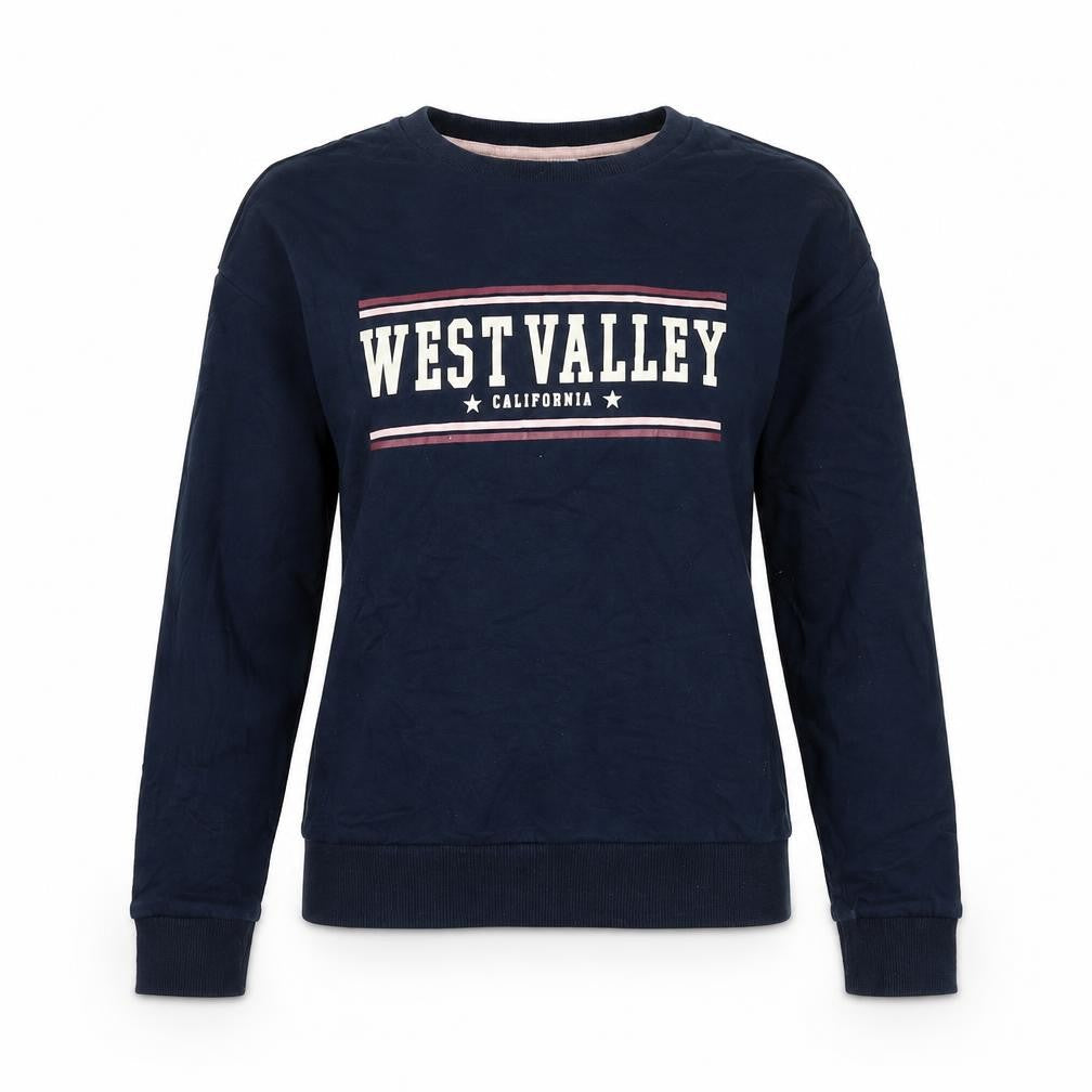 Divided by H&M Womens Blue Cotton Pullover Sweatshirt Size XS Pullover - California