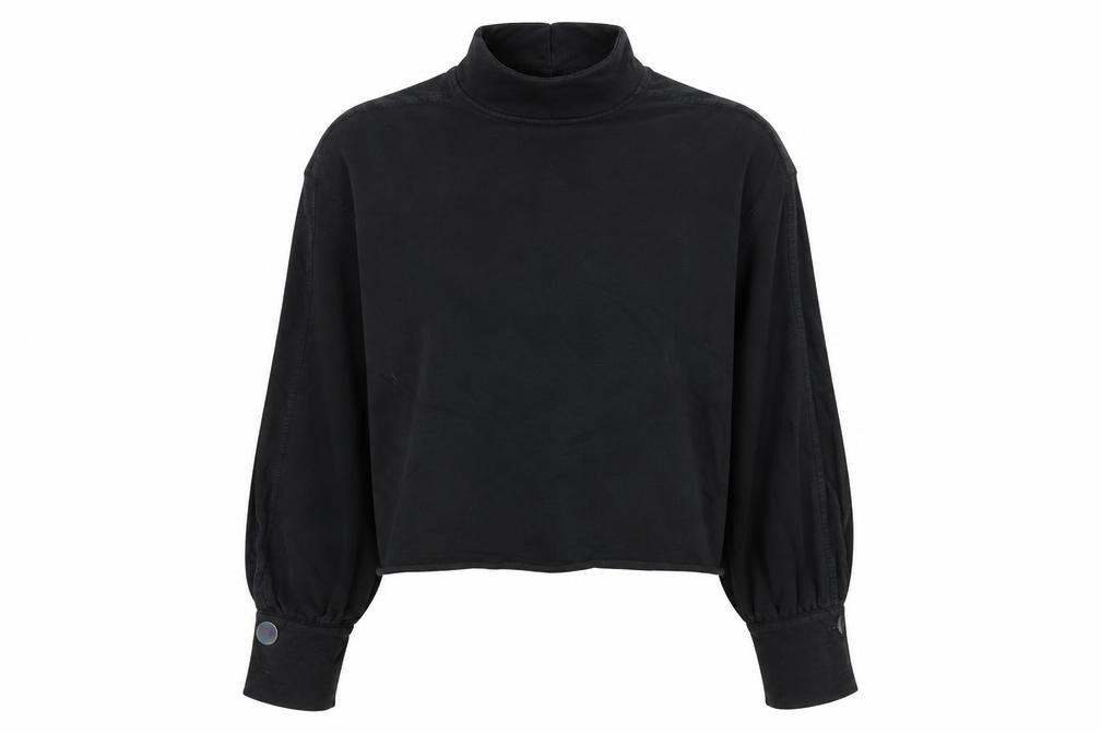 River Island Womens Black Polyester Pullover Sweatshirt Size S Pullover
