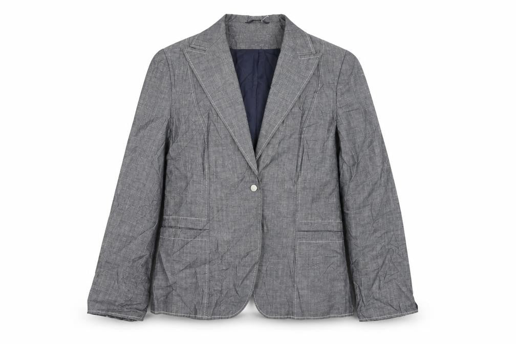 Off Shoot Womens Grey Jacket Blazer Size 14 Button