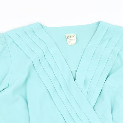 Rembrandt Womens Blue Jacket Blazer Size 18 Button