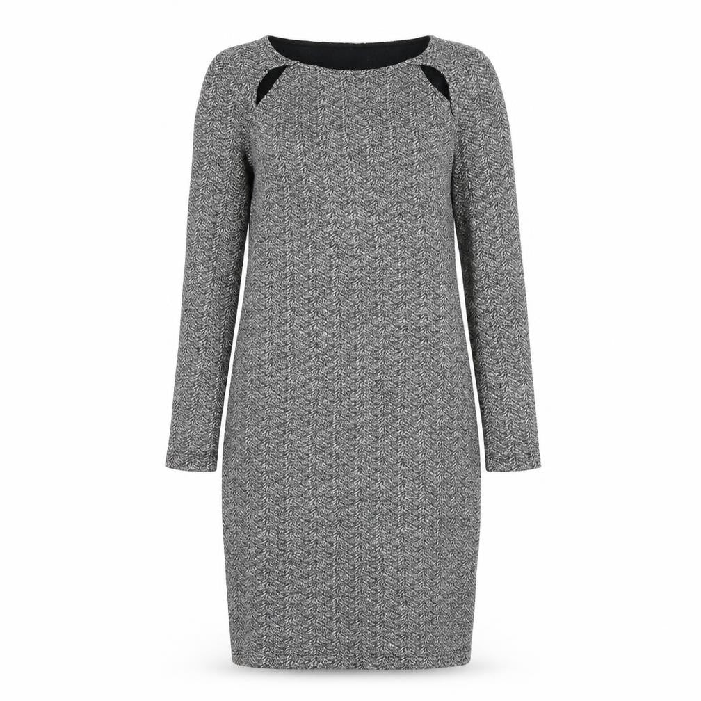 Marks & Spencer Womens White Cotton Pencil Dress Size 10 Square Neck Pullover